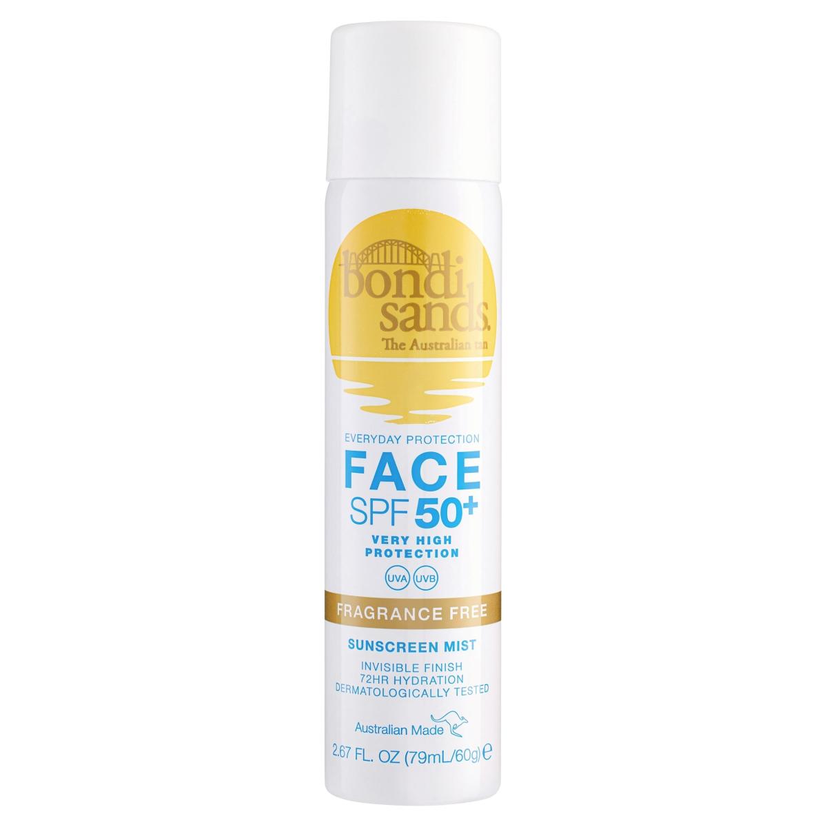 Face SPF 50+ Fragrance Free Sunscreen Mist