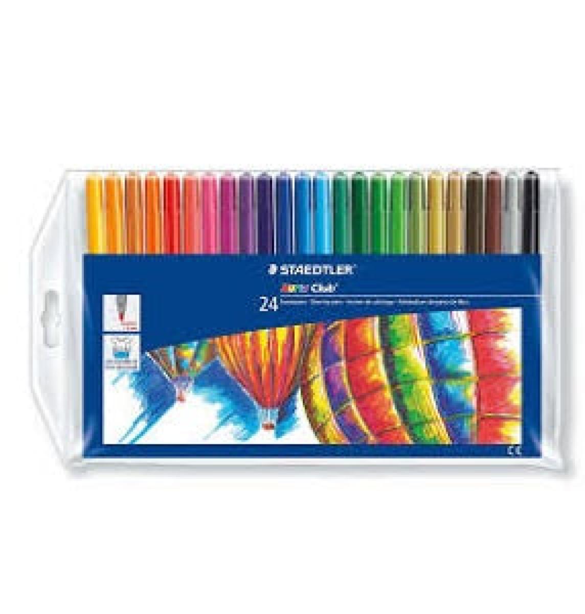 Fibre Tipped Pen 24 Colours