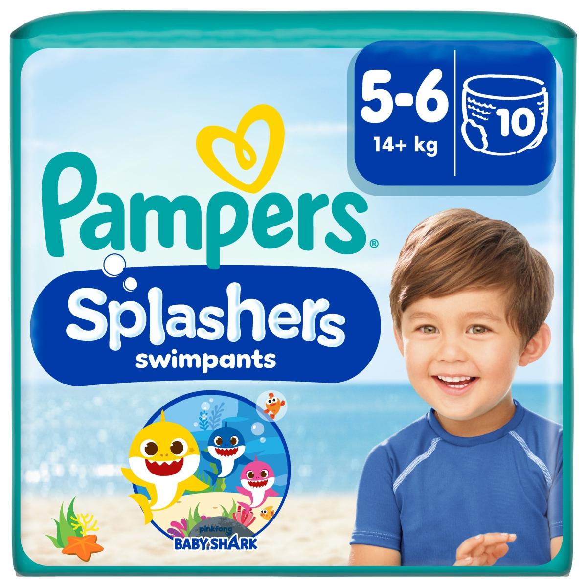 Splasher Baby Shark Size 5-6 Swim Nappies