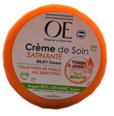 Silky Cream All Skin Types Organic Argan
