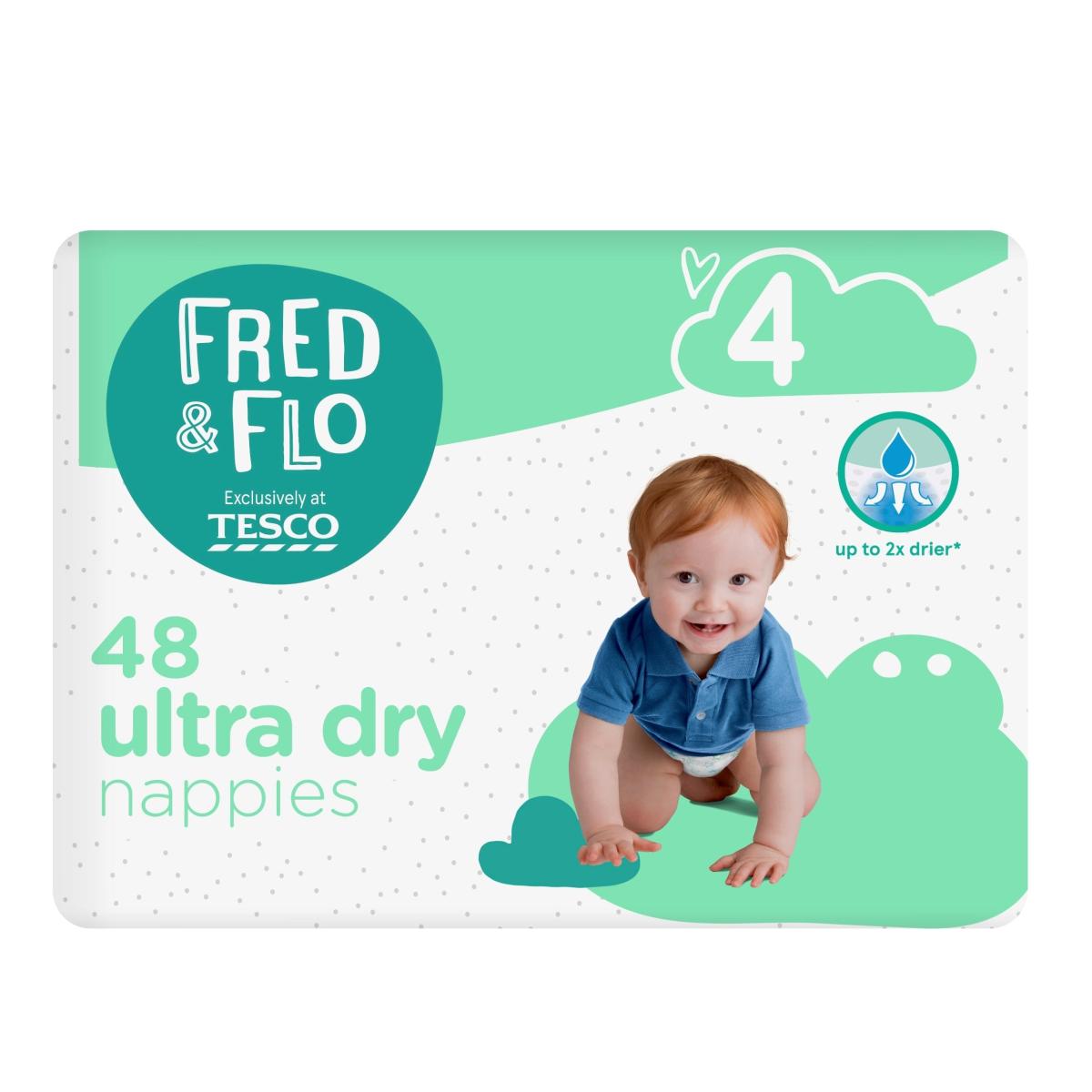 48 Ultra Dry Nappies Size 4