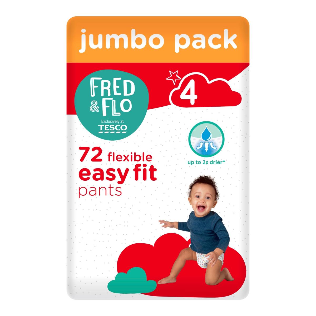 Easy Fit Pants Jumbo Pack Size 4 7x2
