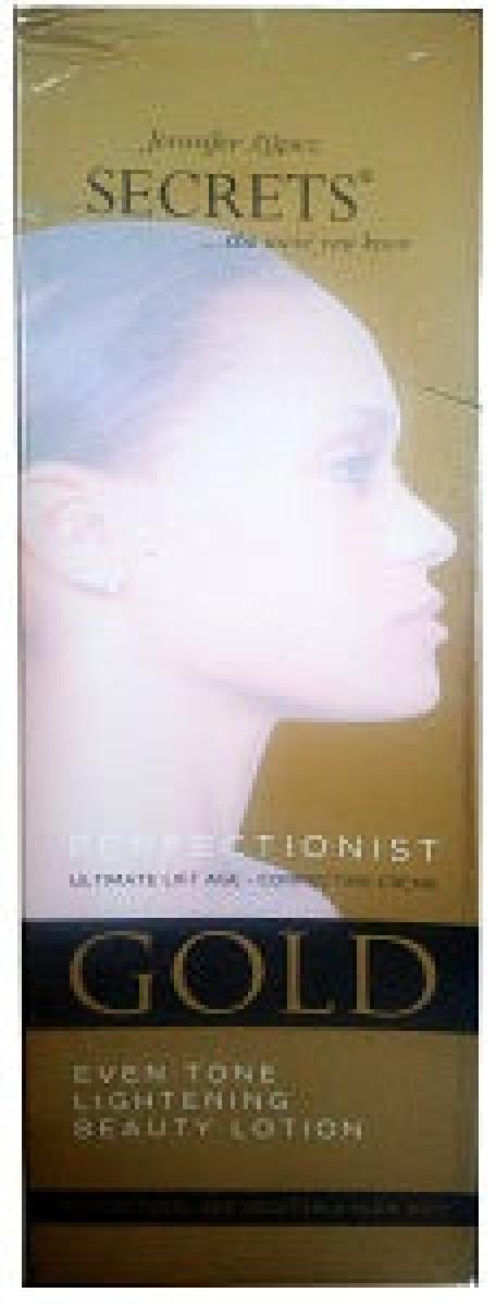 Jennifer Lopez Secrets Gold Even Tone Lightening Beauty Lotion