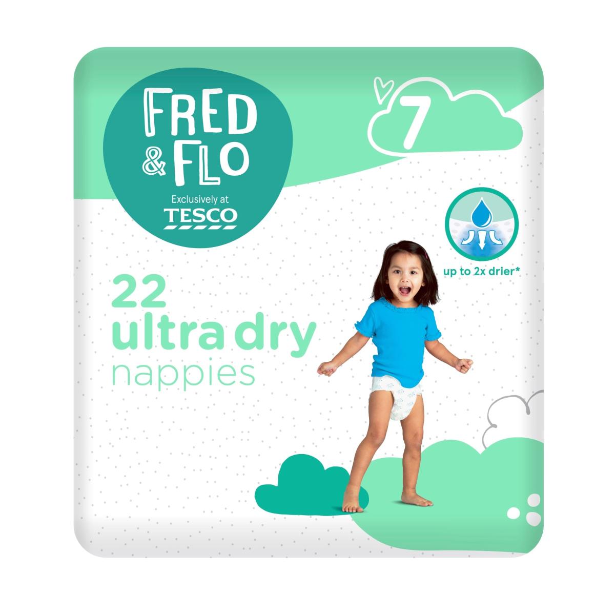 Ultra Dry Nappies Size 7 2x2