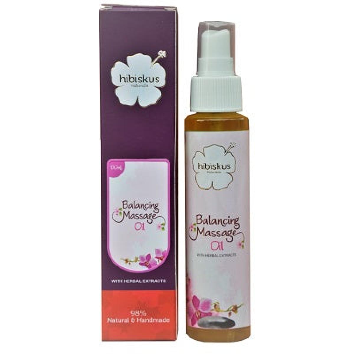 Balancing Massage Oil With Herbal Extracts
