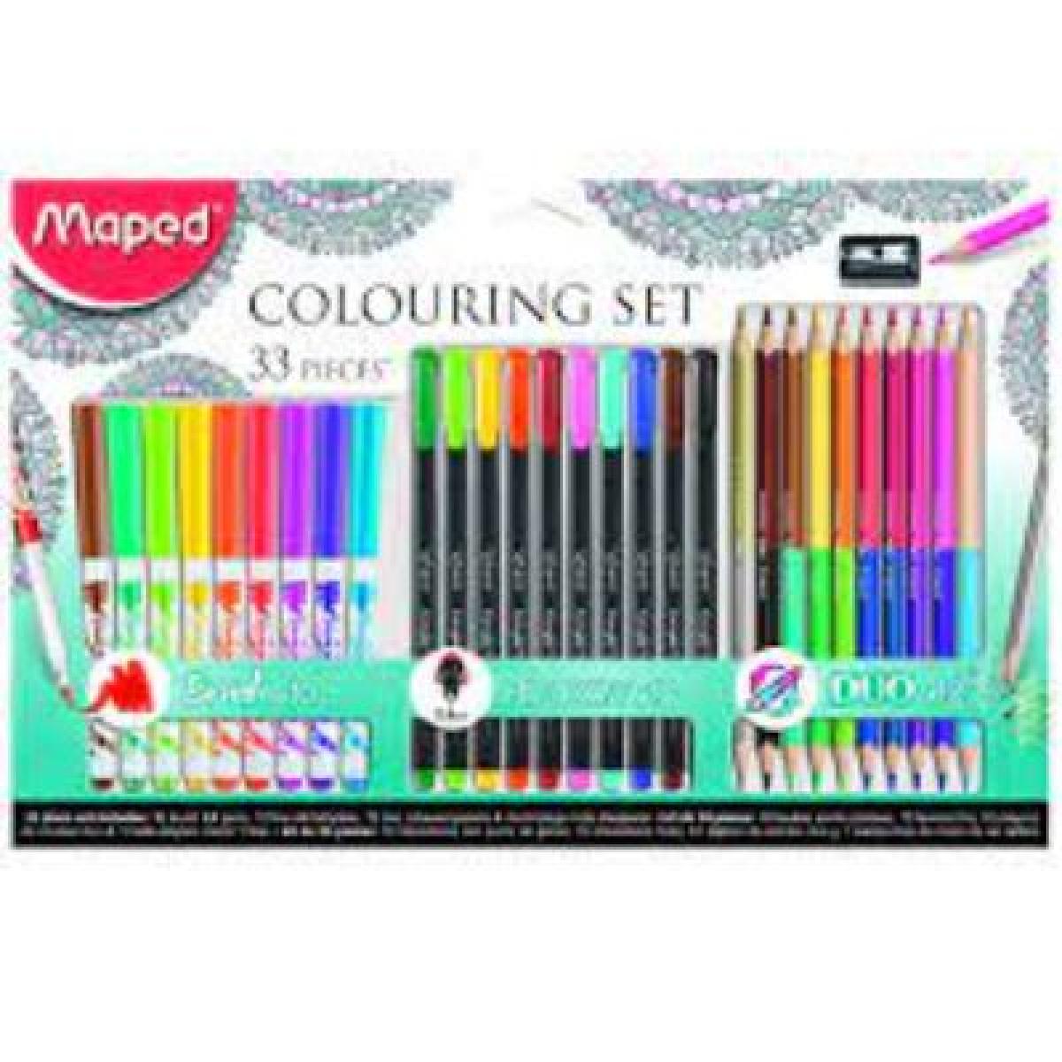 Colouring Pencils Adult Set In Box x33