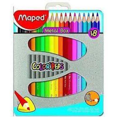Colouring Pencils Color'Peps x18 (Metal Box)