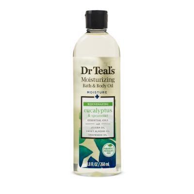 Bath & Body Oil Rejuvenating Eucalyptus & Spearmint Jojoba, Sweet Almond & Grapeseed