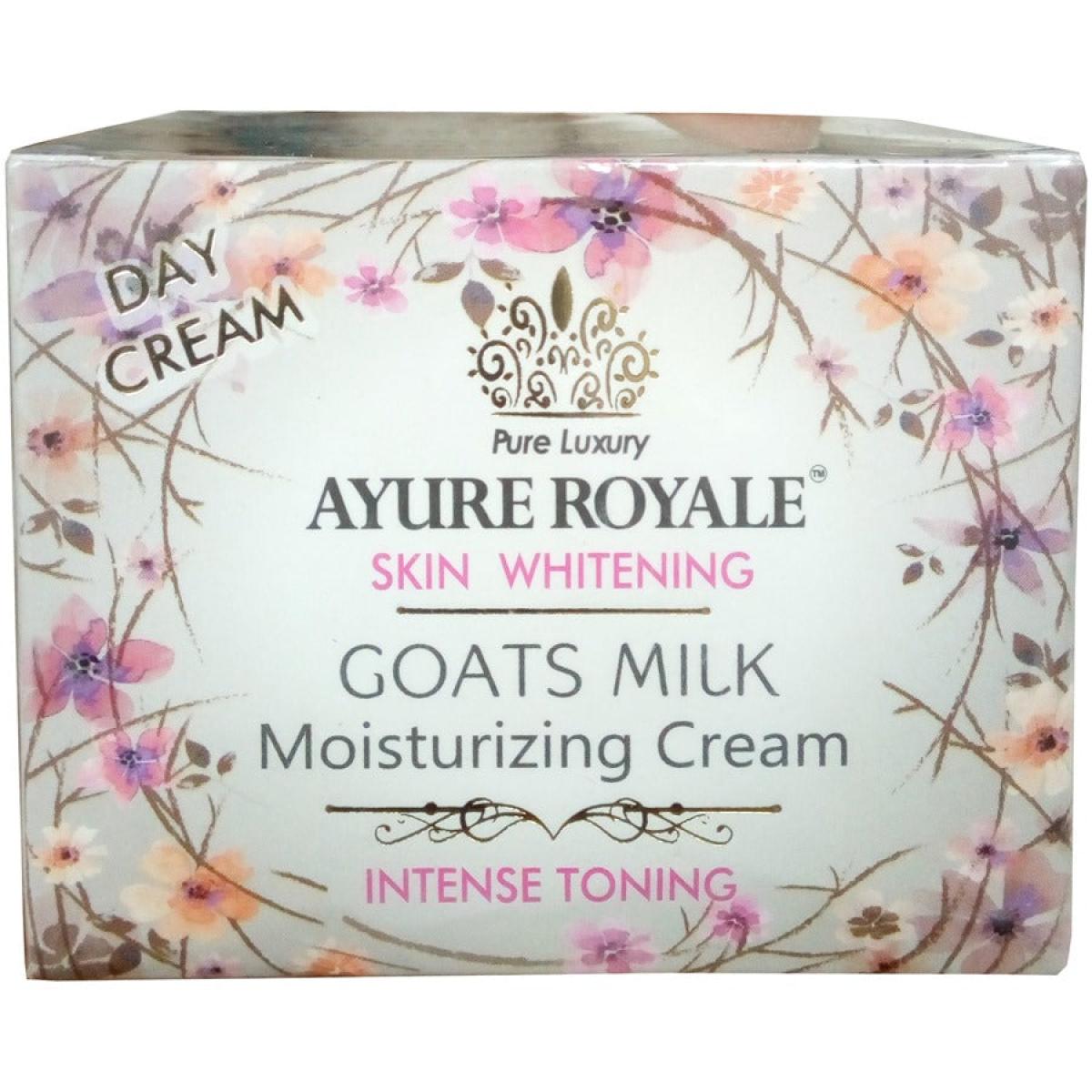 Skin Whitening Night Cream Goats Milk Moisturizing Intense Toning