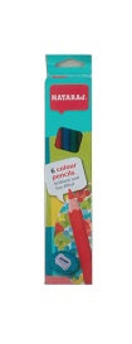 Colour Pencil With Sharpener x6