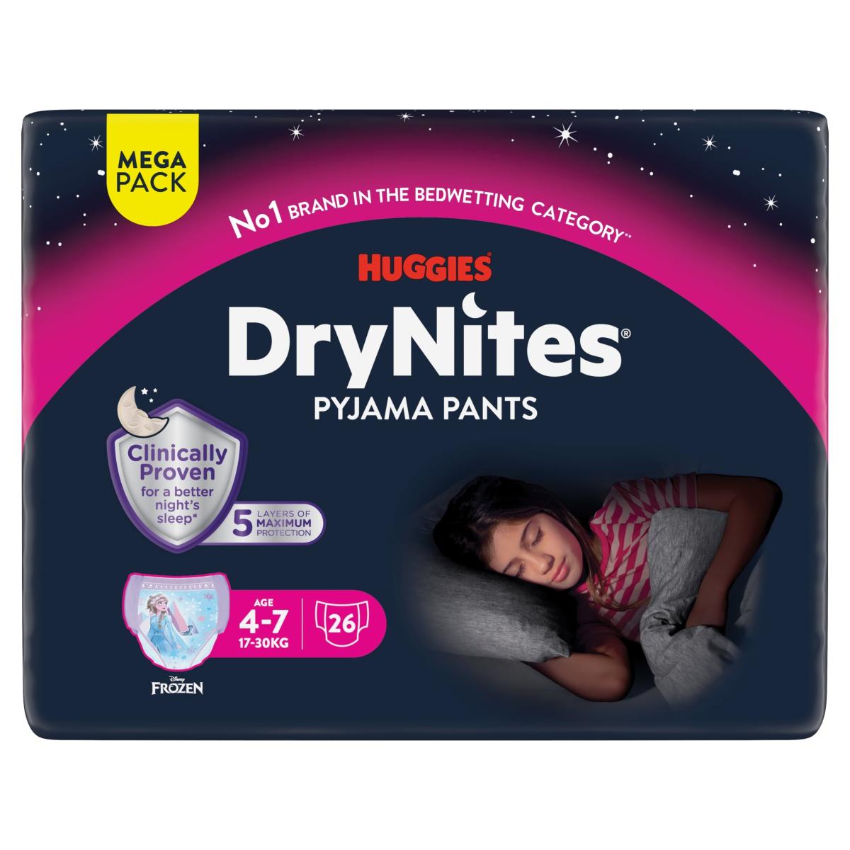 Dry Nites Pyjama Pants Girl 4-7 Years