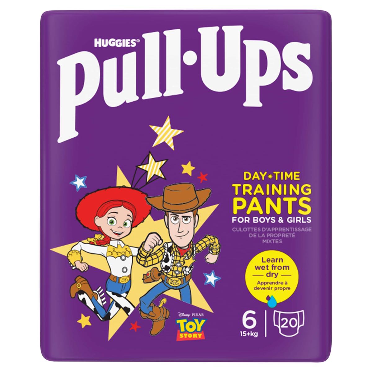 Pull Ups Training Nappy Pants Unisex Day 2-4 Years Size 6 x 20