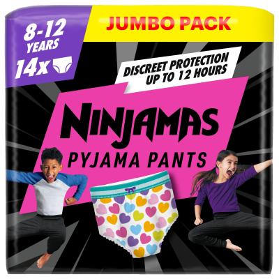 Ninjamas Pink Pyjama Pants 8-12 Years