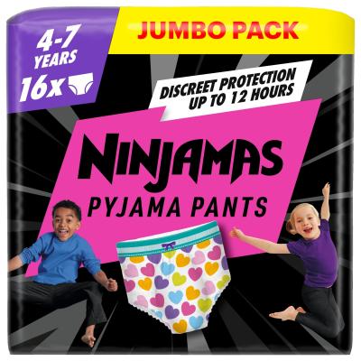 Ninjamas Pink Pyjama Pants 4-7 Years