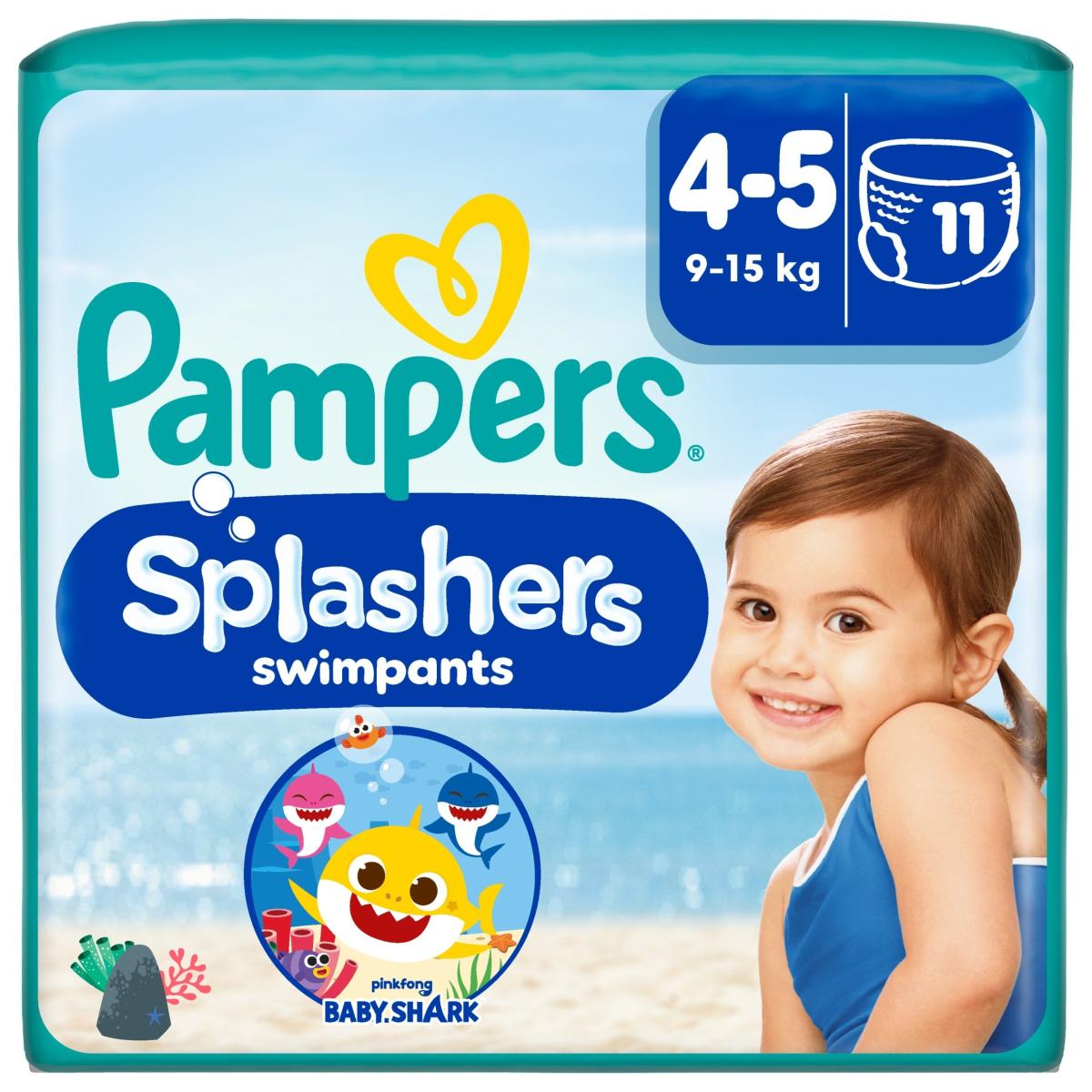 Splasher Baby Shark Size 4-5 Swim Nappies