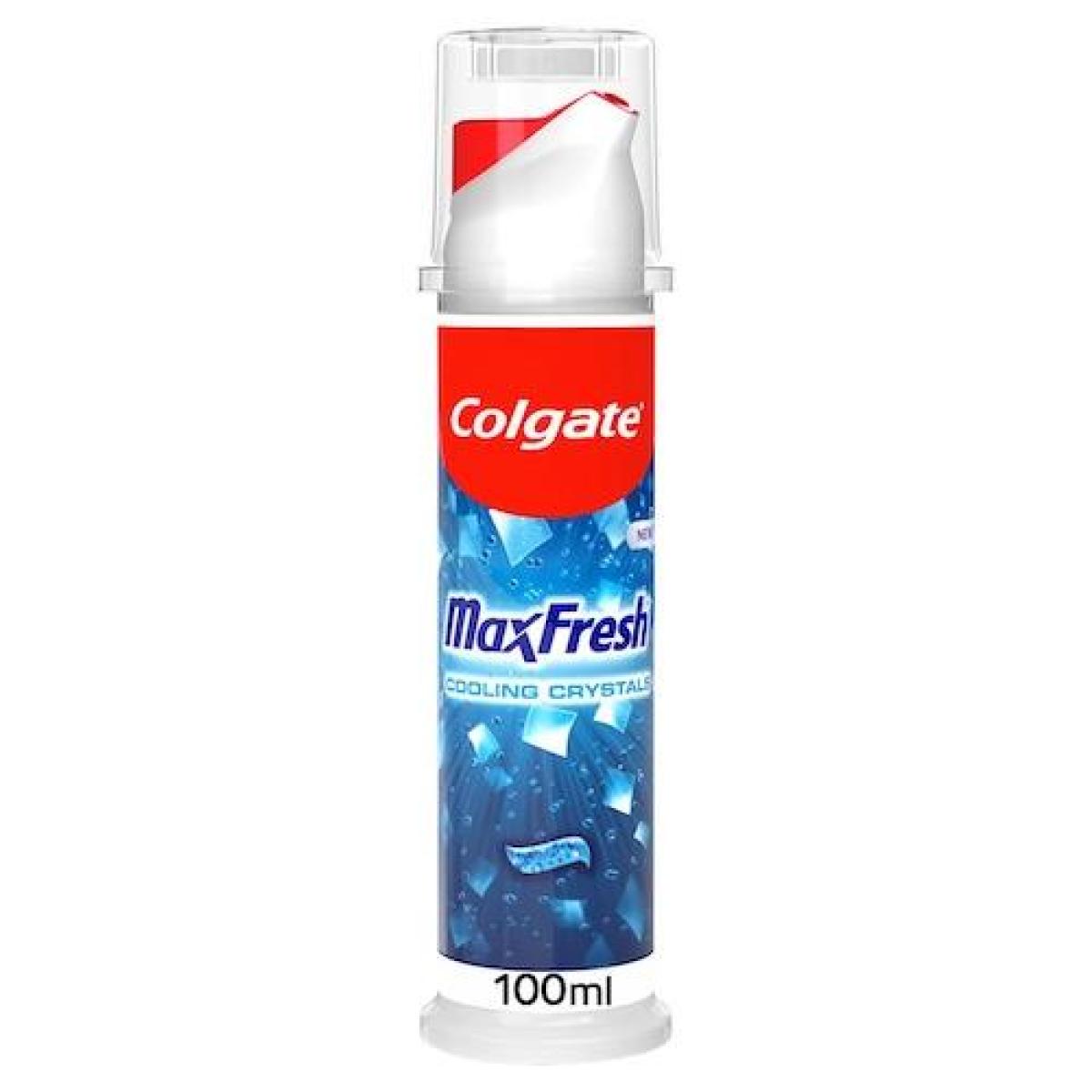 Max Fresh Cooling Crystals Toothpaste Pump