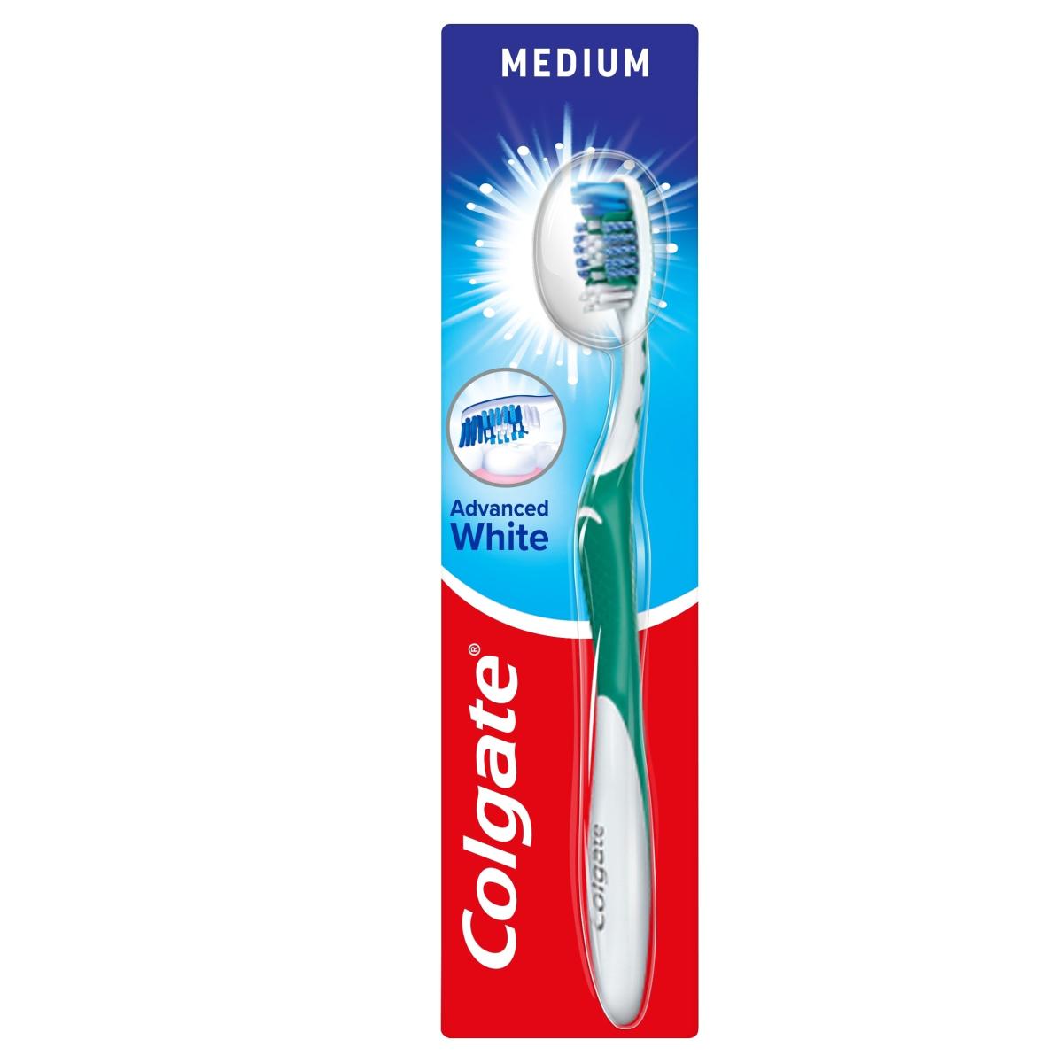 Advanced White Medium Toothbrush