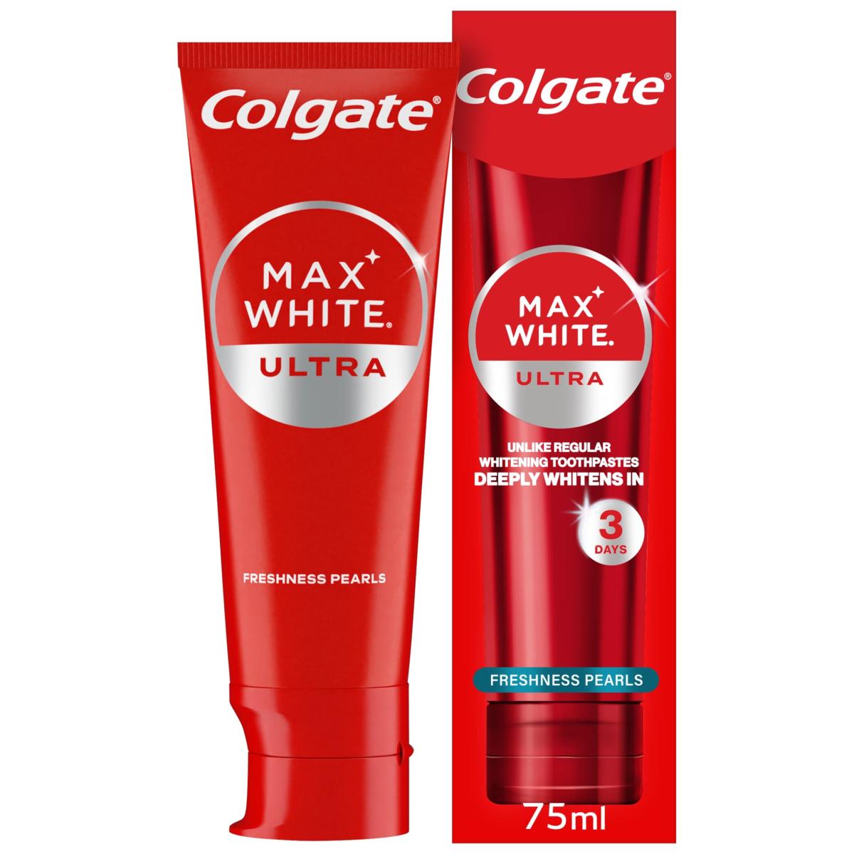 Max White Ultra Fresh Pearls Whitening Toothpaste