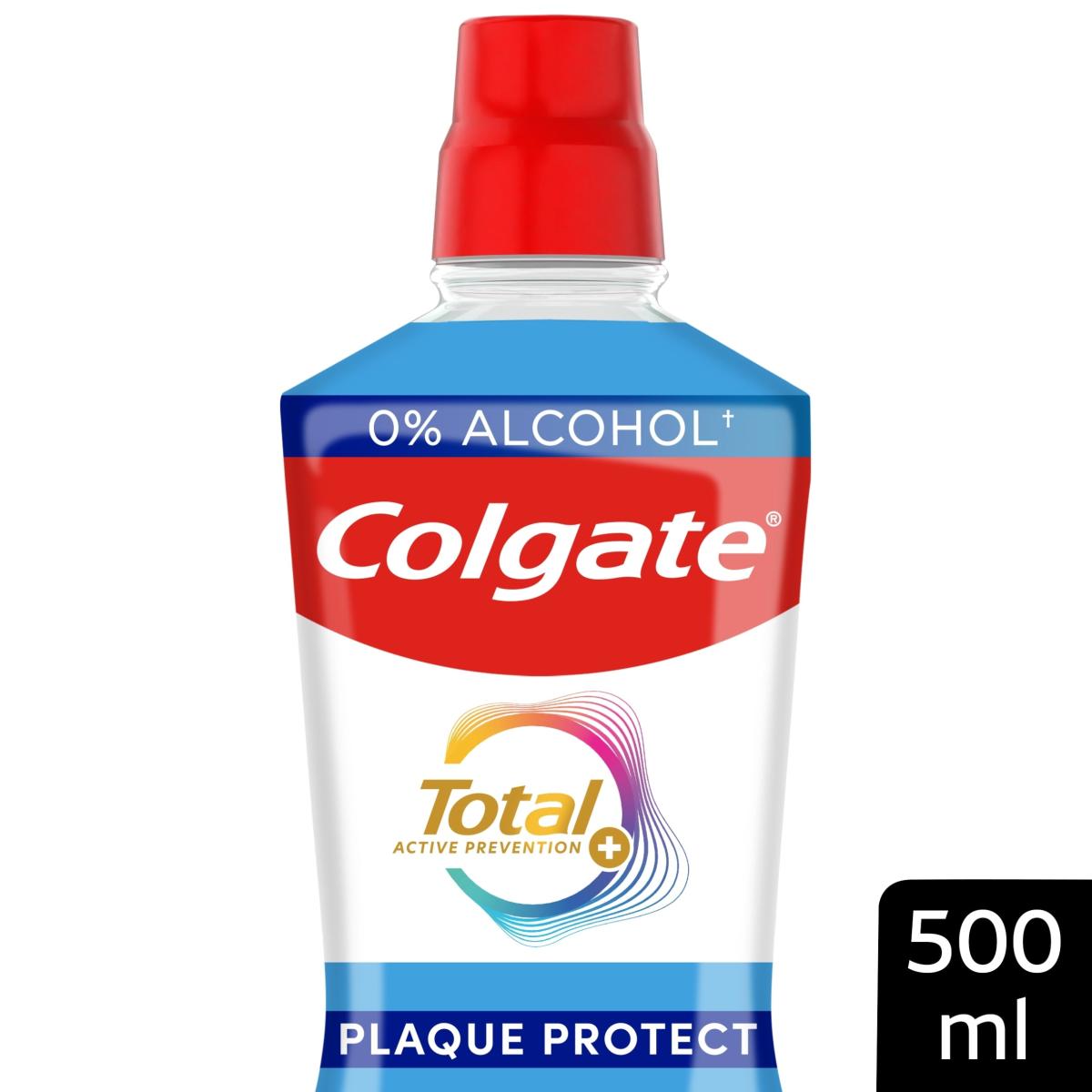 Total Advanced Plaque Protect Peppermint Mouthwash Alcohol Free