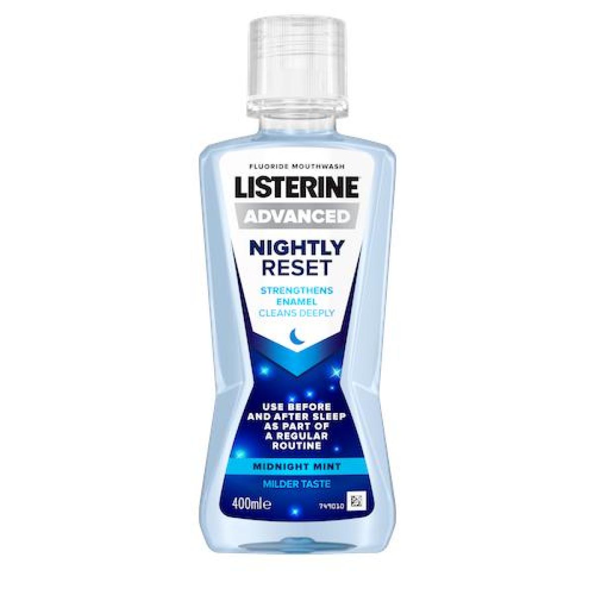 Mouth Wash Advanced Nightly Reset Midnight Mint