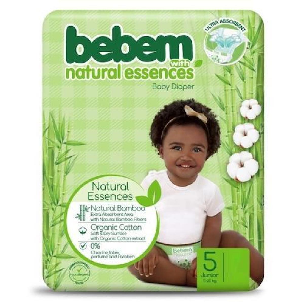 Natural Essences Baby Diaper Size 5 Junior 11-25 kg x70