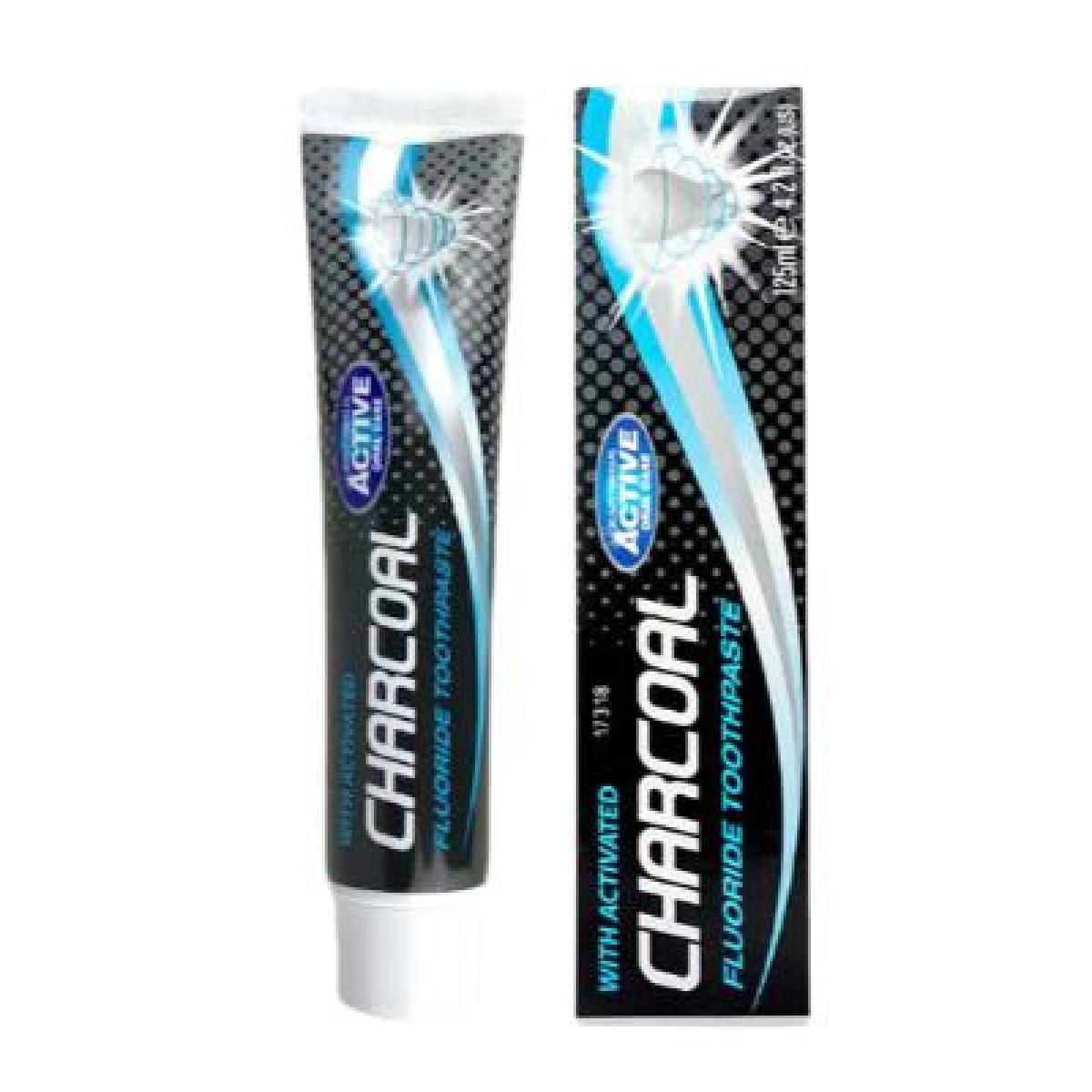 Active Toothpaste Charcoal Fluoride