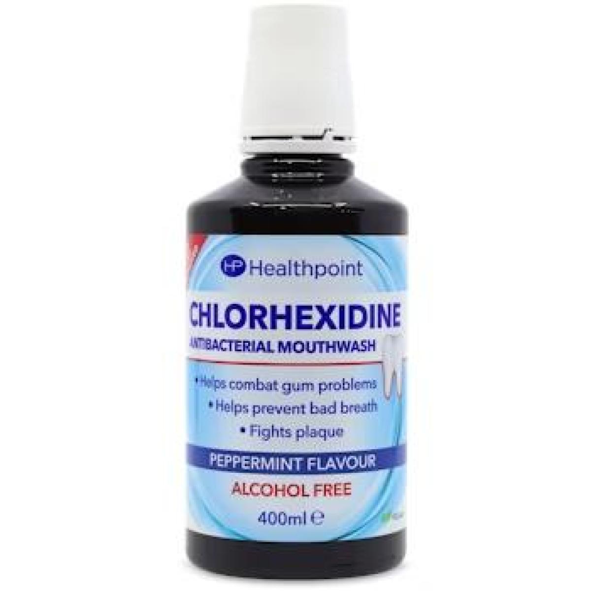 Chlorhexidine Anti-Bacterial Mouthwash Peppermint Alcohol-Free