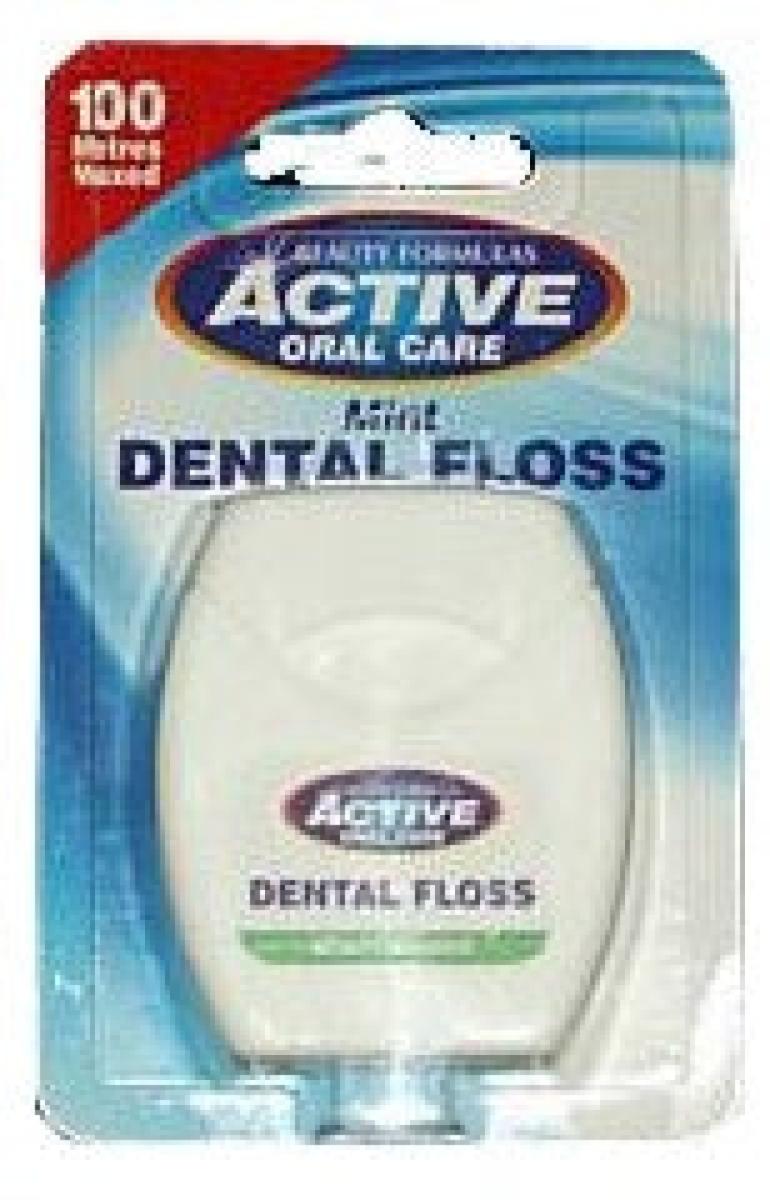 Active Dental Floss Mint Waxed