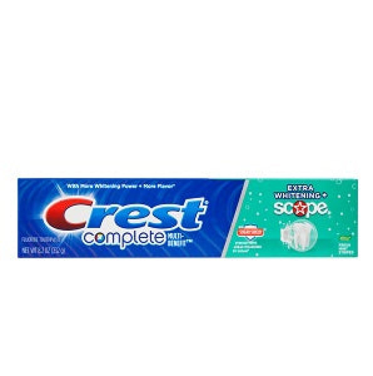 Toothpaste Complete Extra Whitening