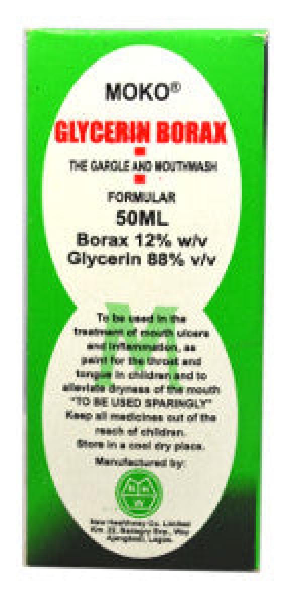 Glycerin Borax Gargle & Mouthwash Formula