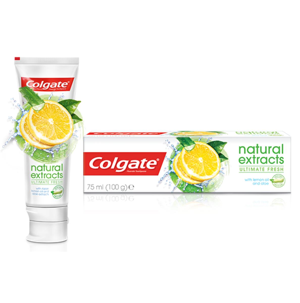 Toothpaste Natural Extracts With Lemon Oil & Aloe