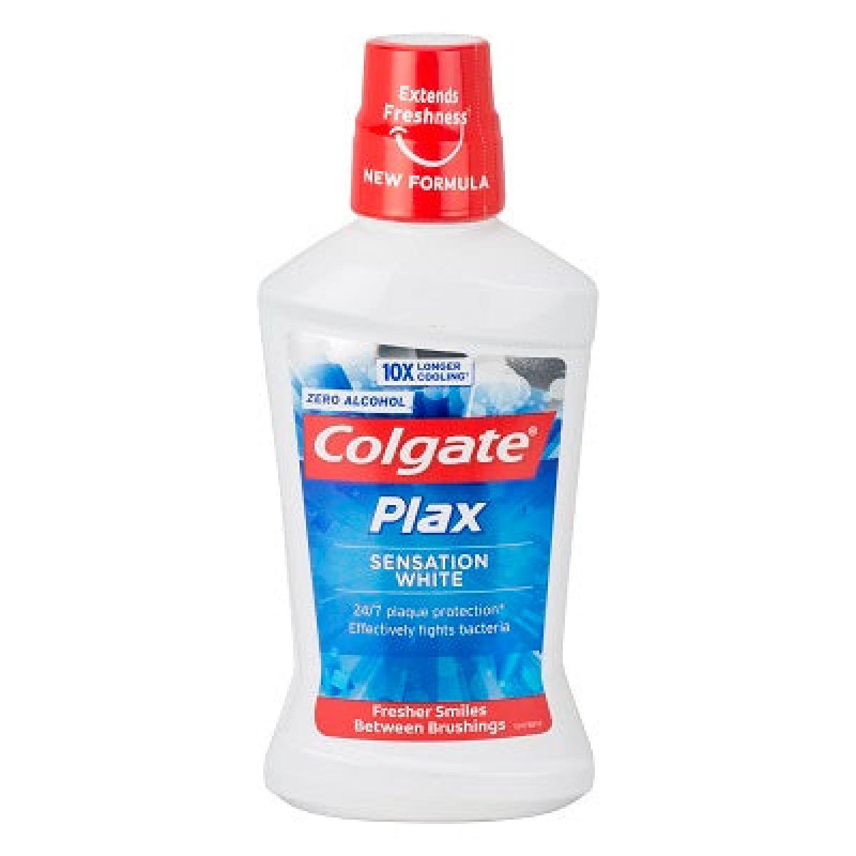 Plax Mouthwash Sensation White