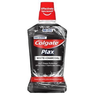 Plax Mouthwash White + Charcoal