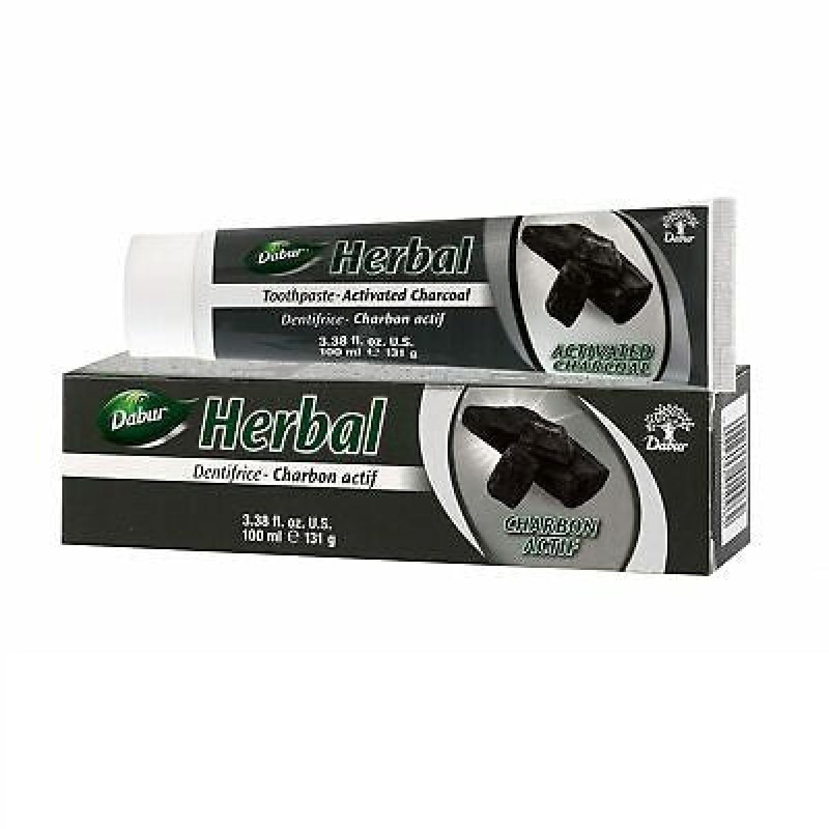 Herbal Toothpaste Active Charcoal Black Gel 50 g +