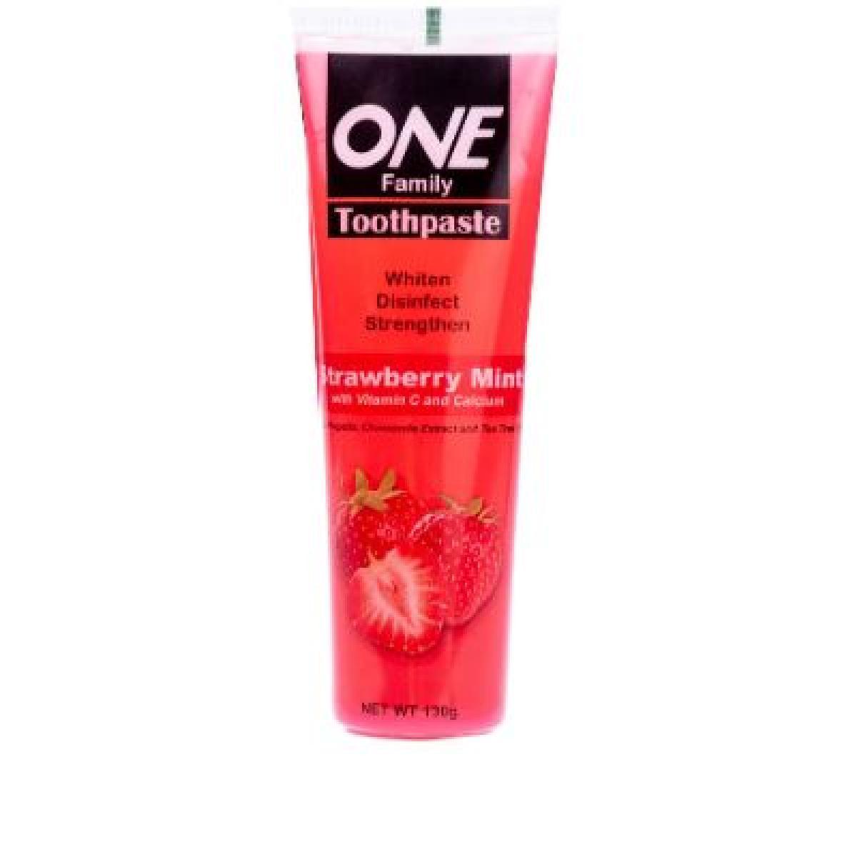 Toothpaste Strawberry Mint With Vitamin C & Calcium
