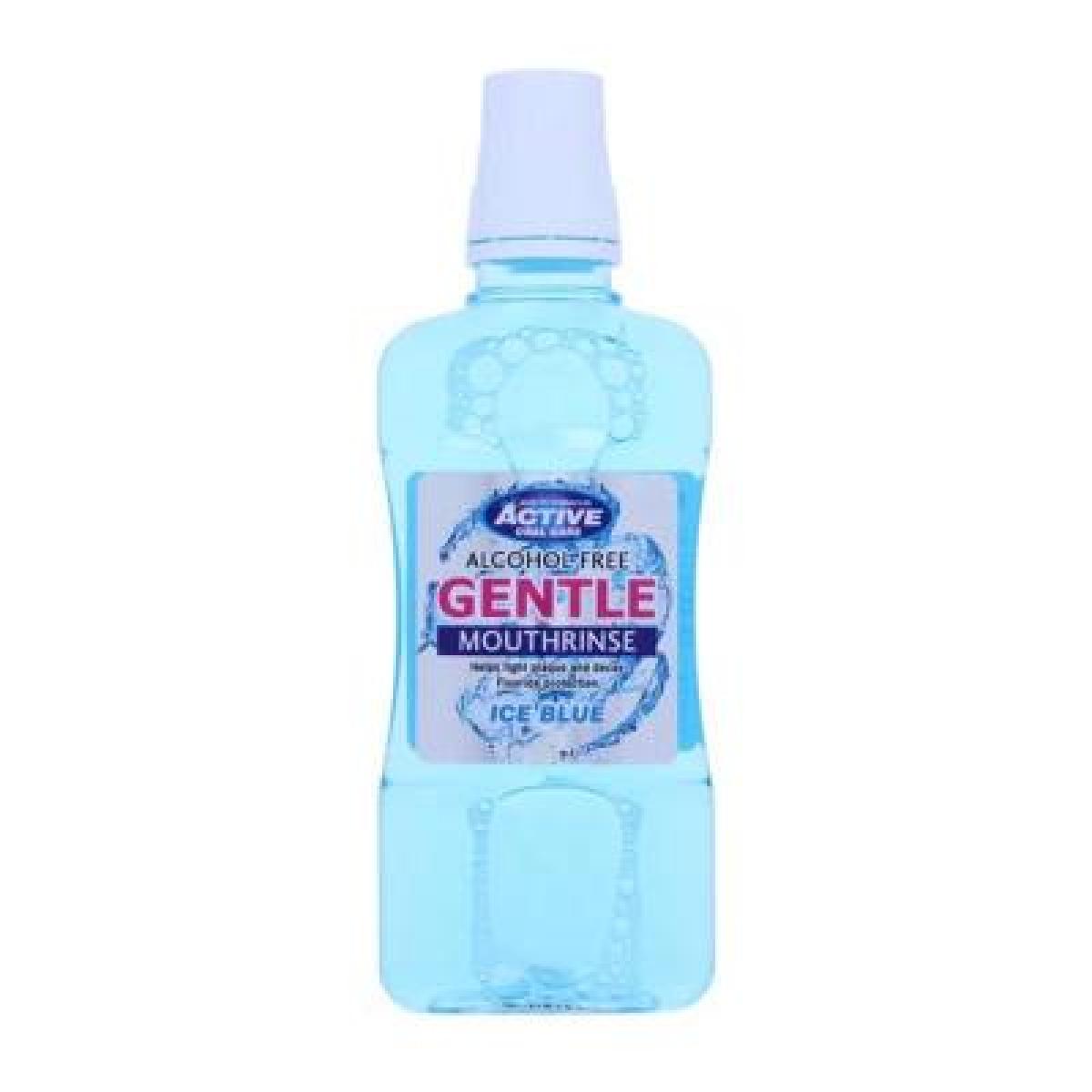 Active Ice Blue Gentle Mouthrinse Alcohol Free