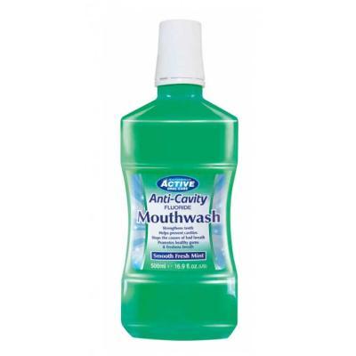 Active Mouthwash Smooth Fresh Mint Anti-Cavity Fluoride