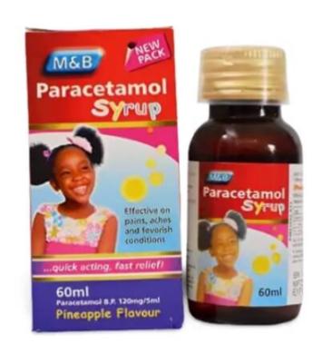 Paracetamol Syrup 120 mg/5 ml Pineapple Flavour