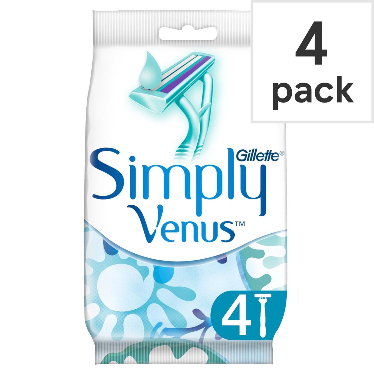 Simply Venus 2 Women's Disposable Razors