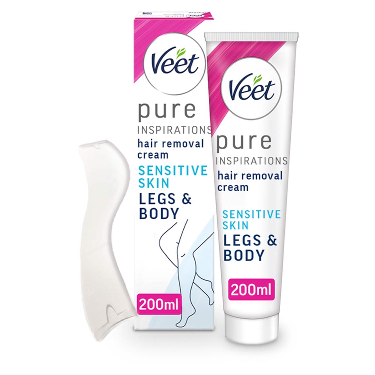 Pure Hair Removal Cream Legs & Body Sensitive