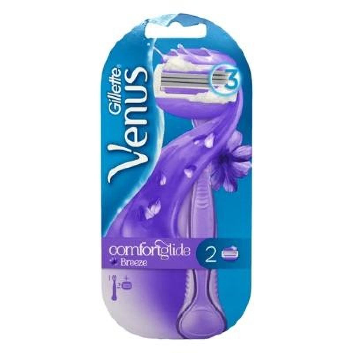 Venus Comfort Glide Breeze With Stick For Women 2 Razors