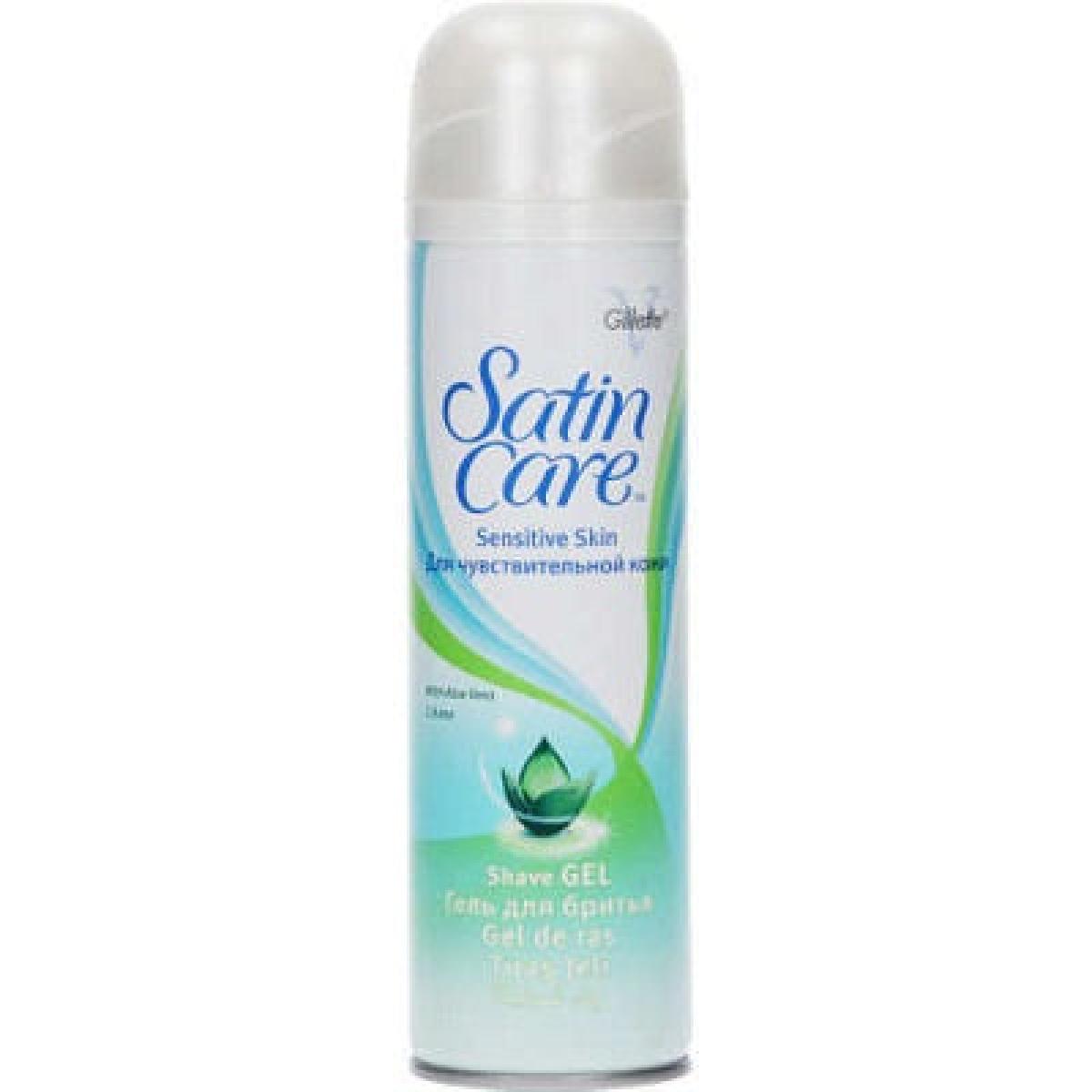 Satin Care Sensitive Skin Shave Gel With Aloe Vera