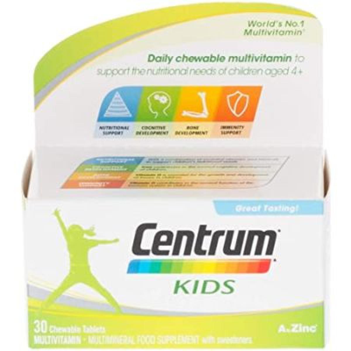 Kids Multivitamins 30 Chewable Tablets