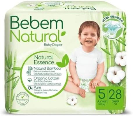 Natural Essences Baby Diaper Size 5 Junior 11-25 kg x35