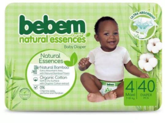 Natural Essences Baby Diaper Size 4 Maxi 7-18 kg x40