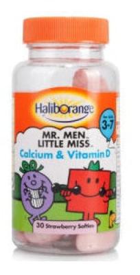 Mr Men Little Miss Calcium & Vitamin D x30