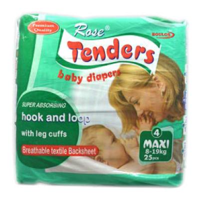 Rose Tenders Baby Diapers Maxi 8-19 kg x25