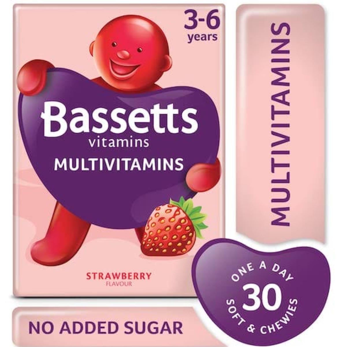 Soft & Chewy Vitamins ABCD & E Strawberry 3 Years+ x45