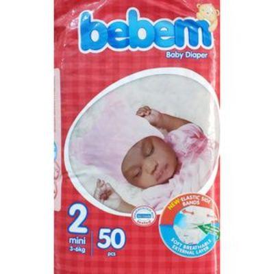 Baby Diaper Size 2 Mini 3-6 kg x50