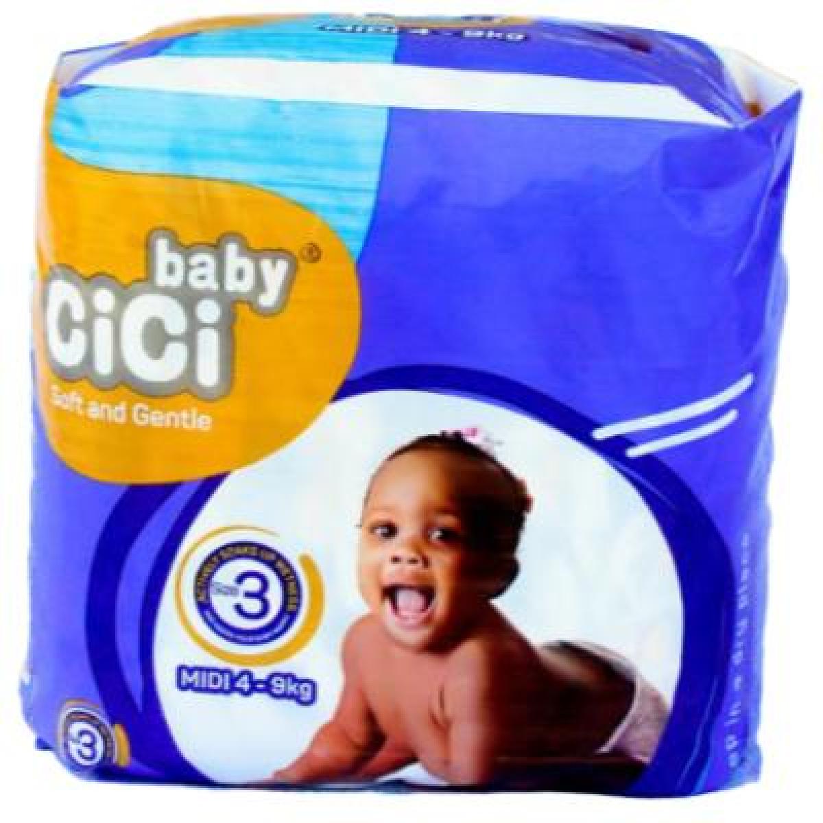 Soft & Gentle Diapers Size 3 Midi 4-9 kg x9